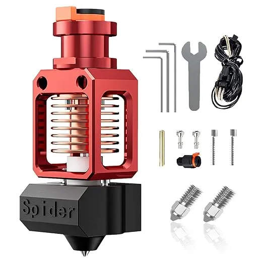 Creality 2023 Newly Upgrade All Metal Hotend Kit, Up to 300°C Spider High ...