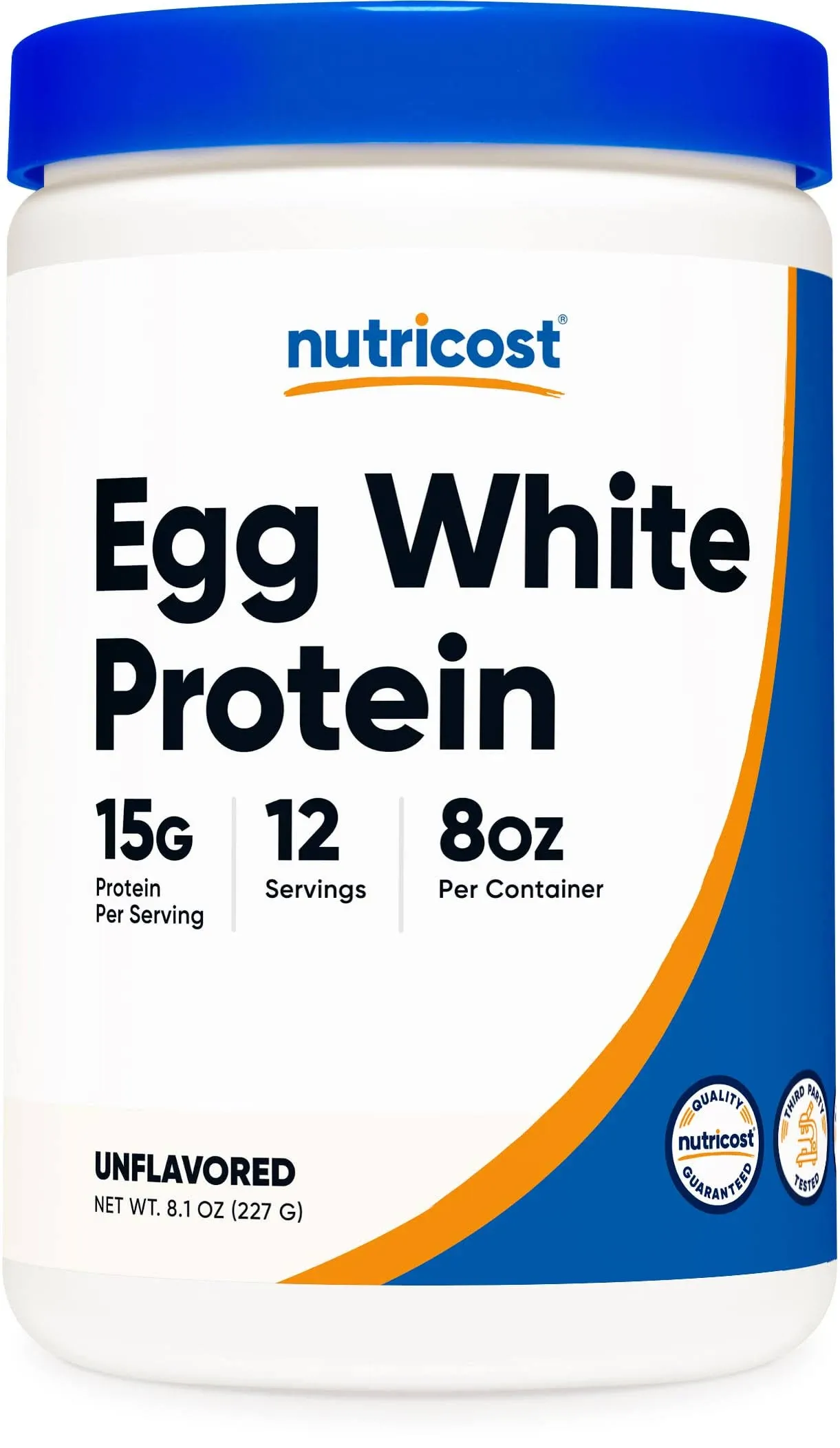 Nutricost, Egg White Protein, Unflavored, 8.1 oz (227 g)