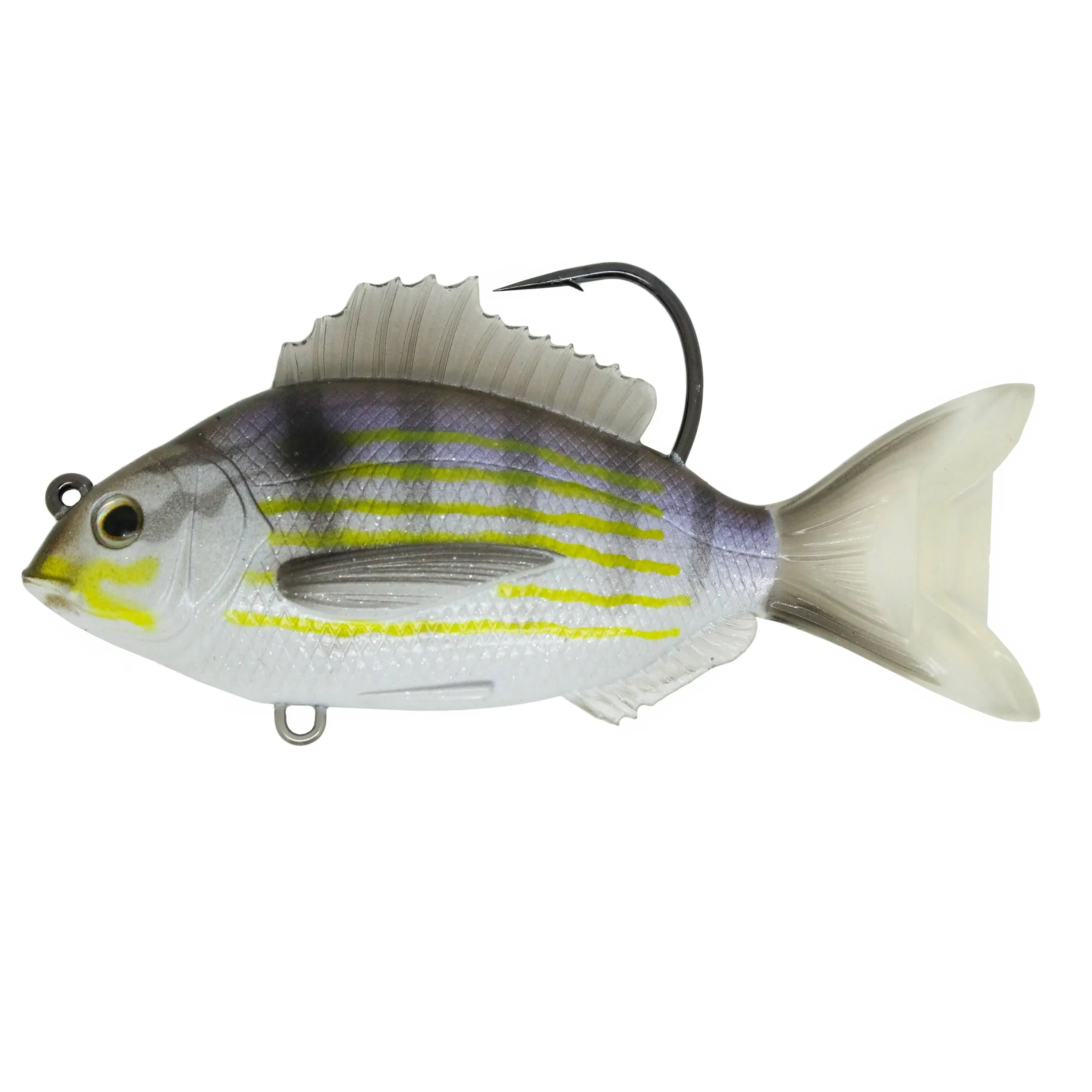 Live Target Pinfish Swimbait (PFS93MS) 3.5 Inch - Your Choice of Green or Violet