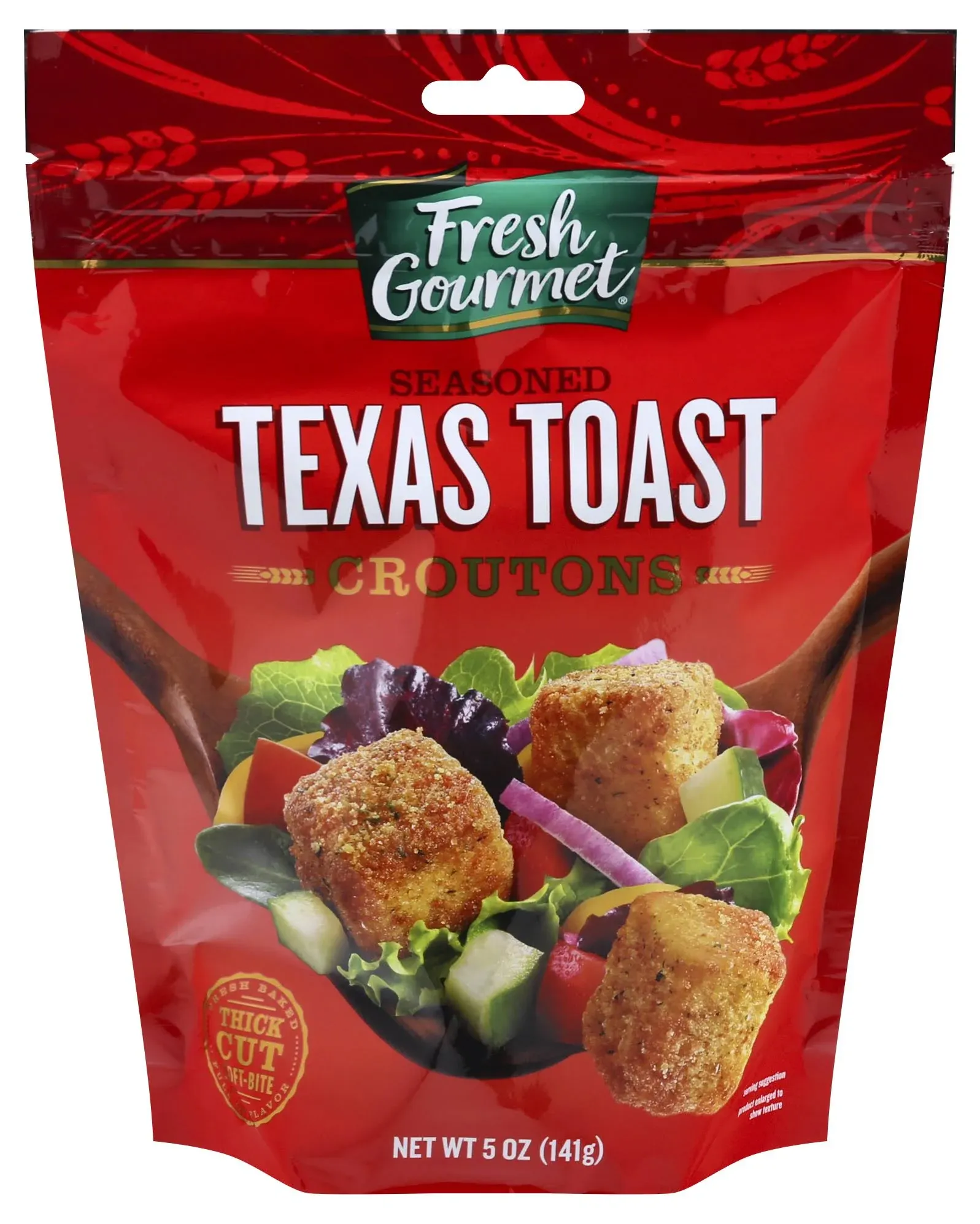 Fresh Gourmet Croutons, Texas Toast, Seasoned - 5 oz