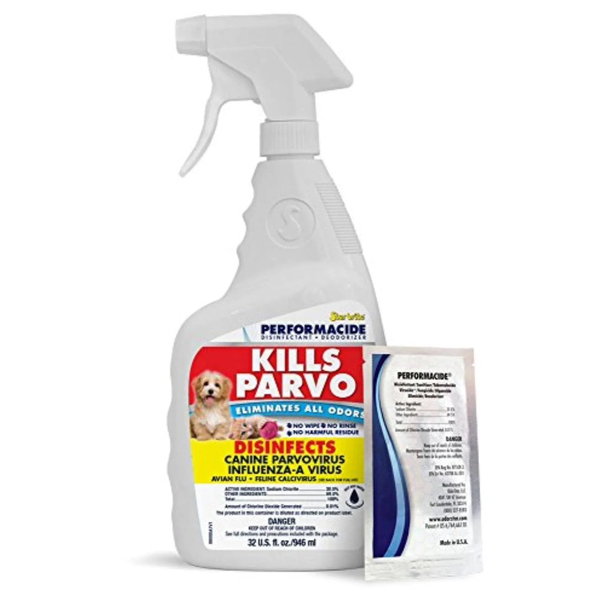 Star Brite 103032 32 oz Performacide Kills Parvo Disinfectant & Deodorizer Kit