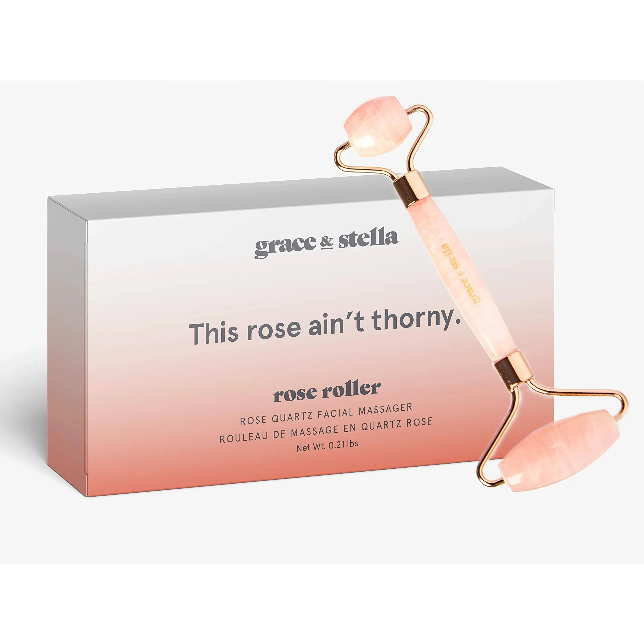 Grace & Stella Rose Quartz Roller