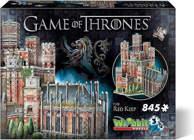 Wrebbit | Game Of Thrones - The Red Keep 3D Puzzle- 845 Pieces - Multi | Realry