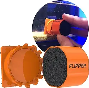 Flipper Pico 2 in 1 Magnetic Aquarium Cleaner Magnet Black