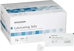 McKesson Lubricating Jelly Sterile 3 Gram Individual Packet