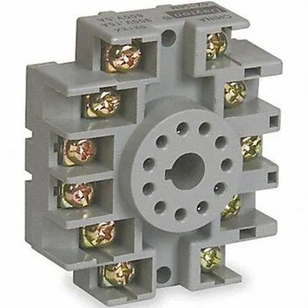 Dayton 6X156F 11 Pin Relay Socket