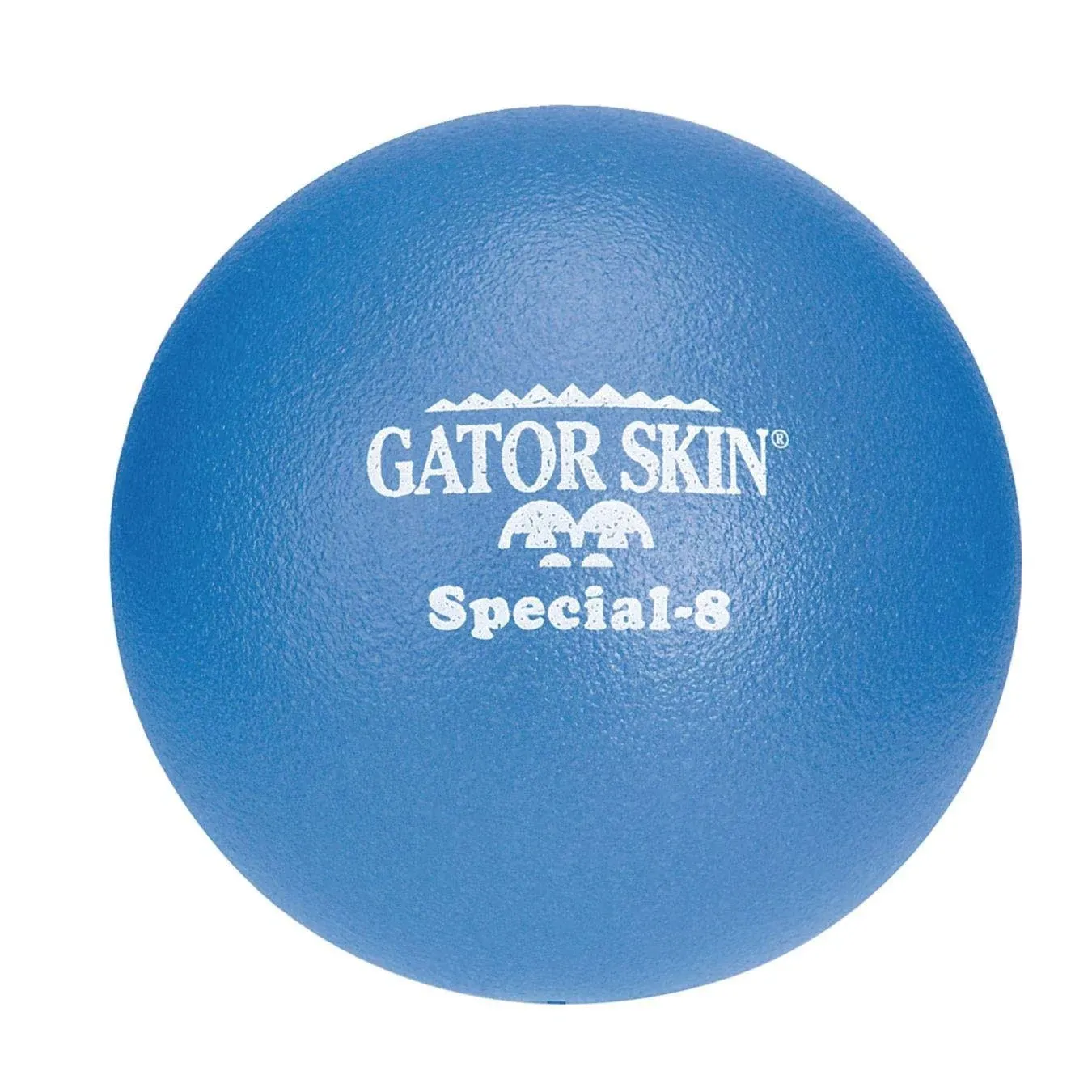 S&S Worldwide Gator Skin Special-8 Foam Ball. 8" Blue, PU Coated Ball with Medium Density Foam Core. No-Sting Balls for kids and teens are Great for GaGa Pits, Kickball, Dodgeball, PE Games and More.