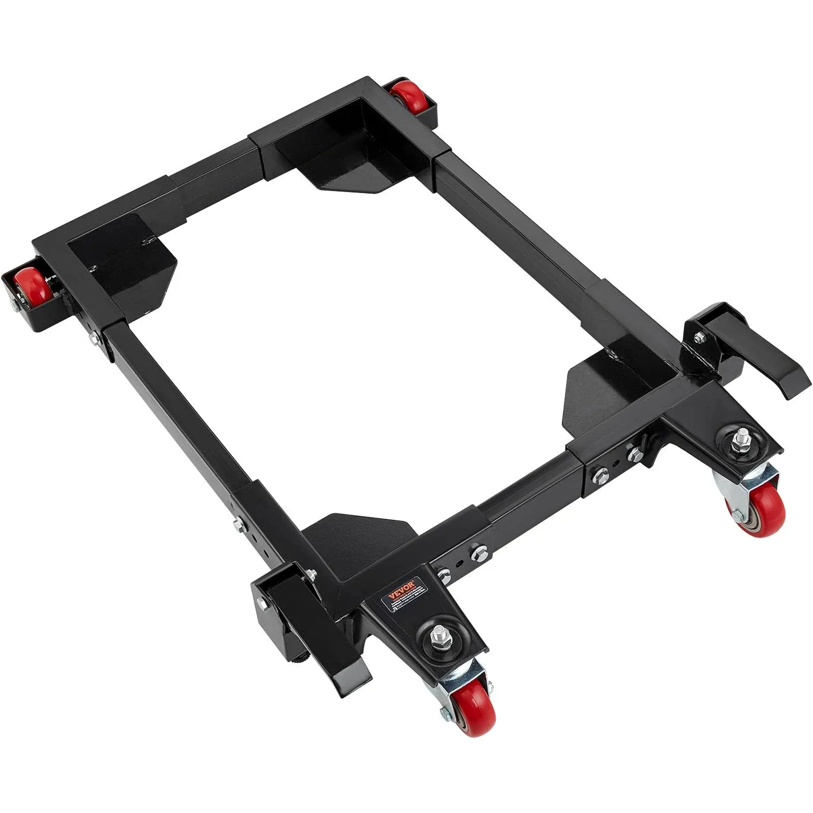 Adjustable Universal Mobile Base 1500 LBS Load-Bearing Capacity Heavy-Duty Mobile Base Rolling Mobile Base with Locking Levers, Used for Mobilizing