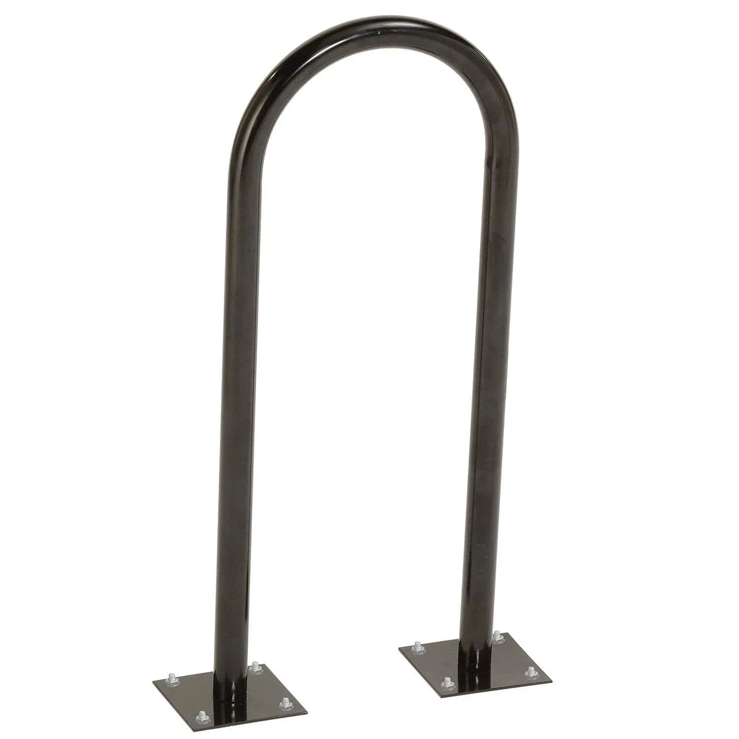 Global Industrial - 442804MBK - U-Rack Bike Rack Black Flange Mount 2-Bike Capacity