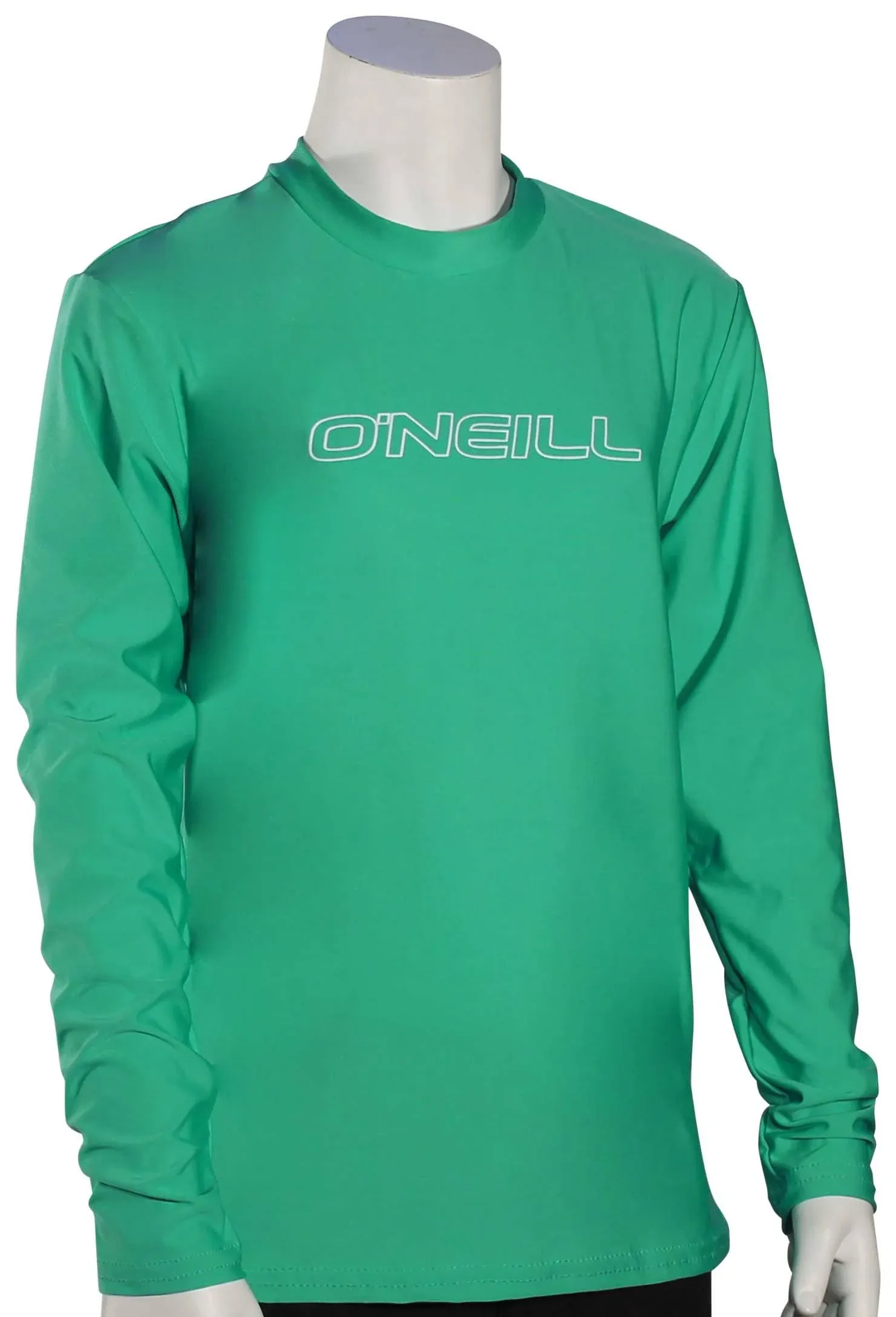 O'Neill Youth Basic Skins UPF 50+ Long Sleeve Sun Shirt, Seaglass, 4