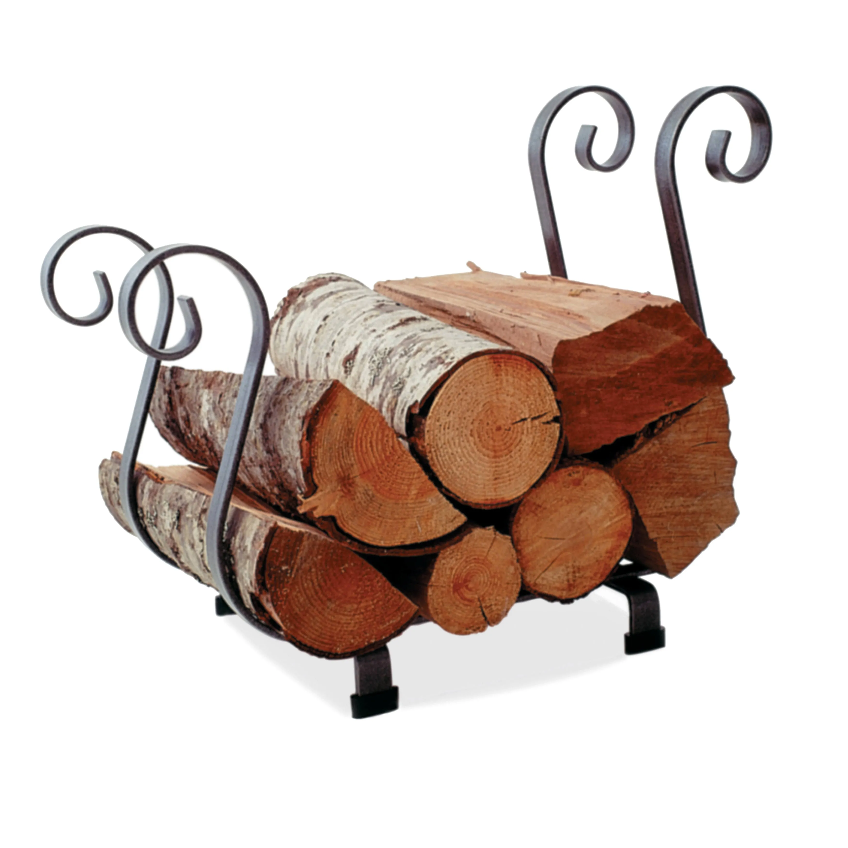 Enclume Sleigh Log Rack, Hammered Steel