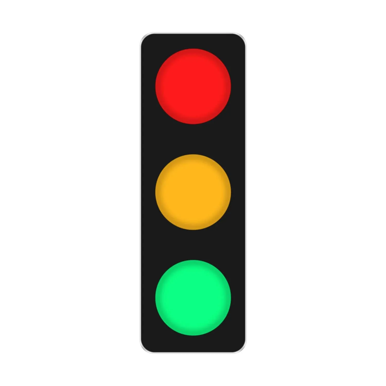 BBMI Remote Control Traffic Light, Red Yellow Green LED Wall Lamp, Aluminum Style Traffic Lamp, DC9-12V(with Plug).