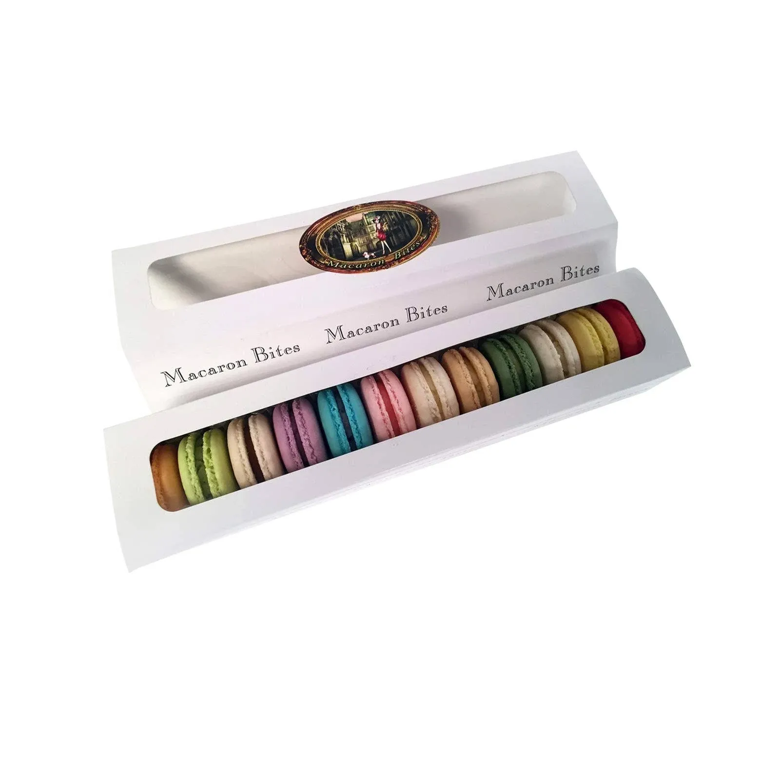 Macaron Bites French Macarons - Assortment Gift Box (12 Macarons)