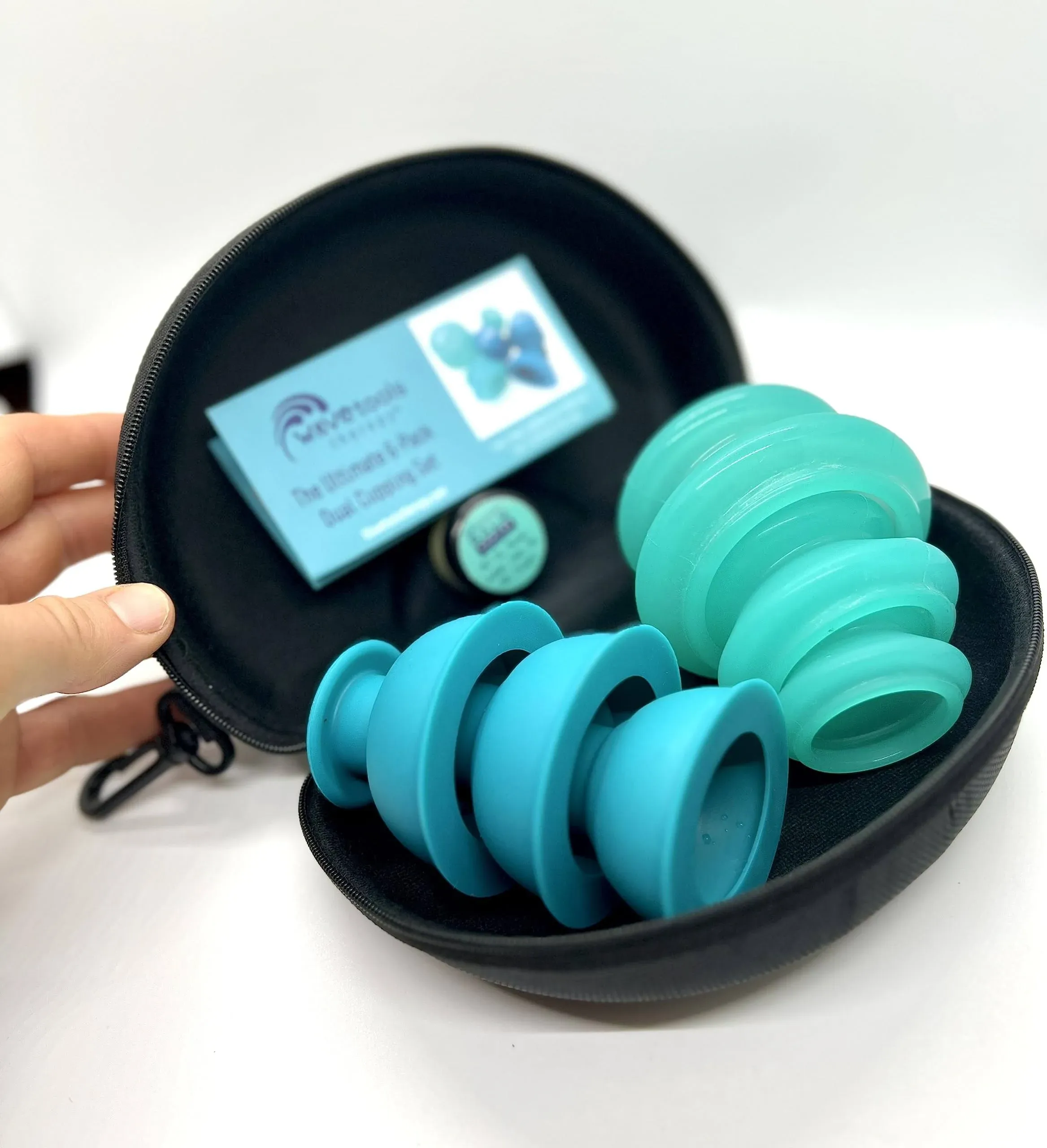 6 pack dual style silicone sport cupping set — Wave Tools Therapy