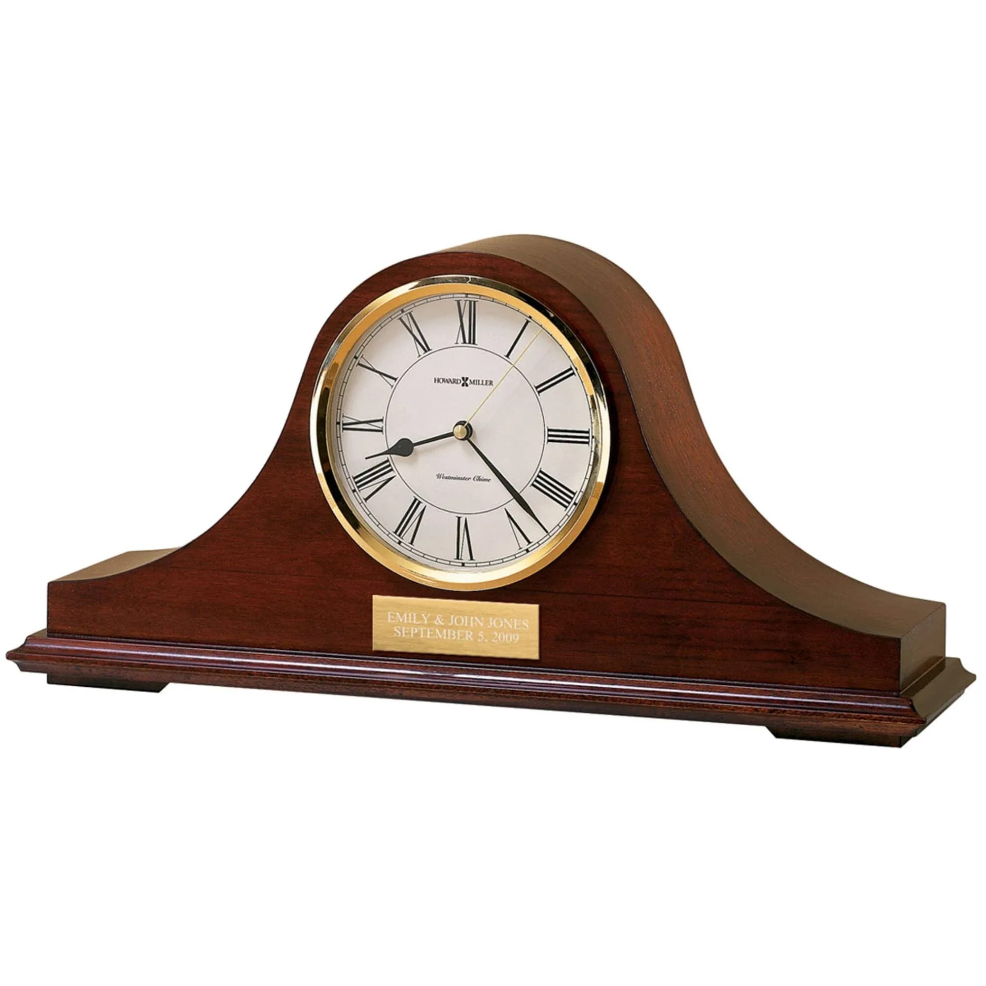 Christopher Cherry Finish Mantle Clock