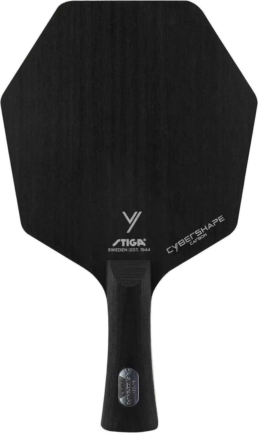 STIGA Cyber Shape Carbon fiber Hexagonal Racket Black FL Table Tennis