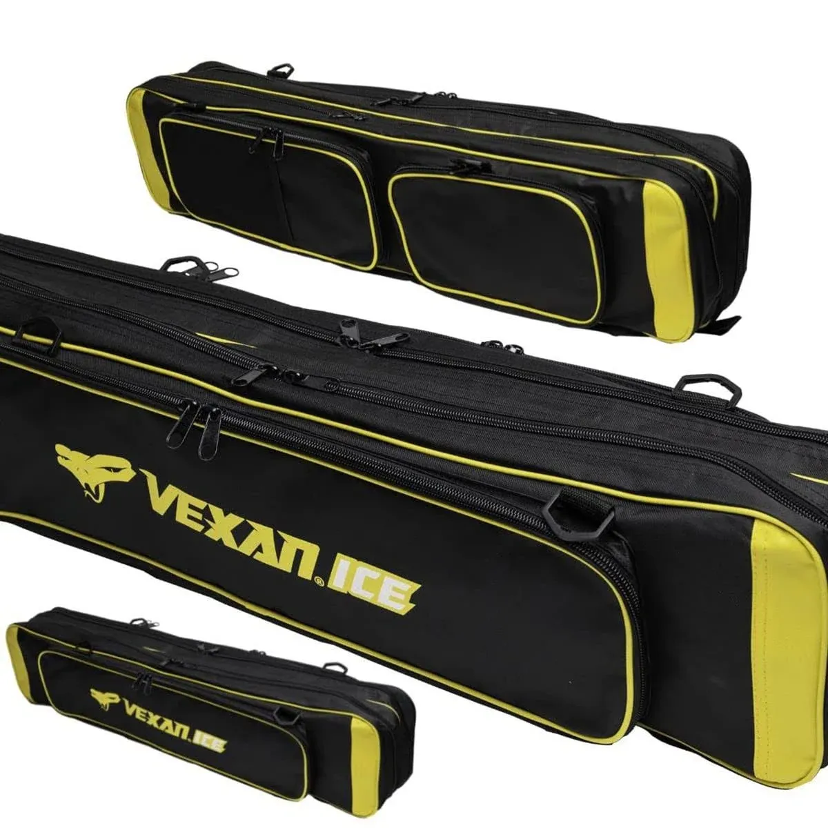 Vexan Ice Fishing Rod & Tackle Bag 36" Yellow