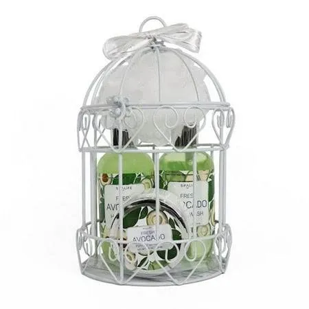 Spalife Avocado Shower Bird Cage 4 Piece Gift Set