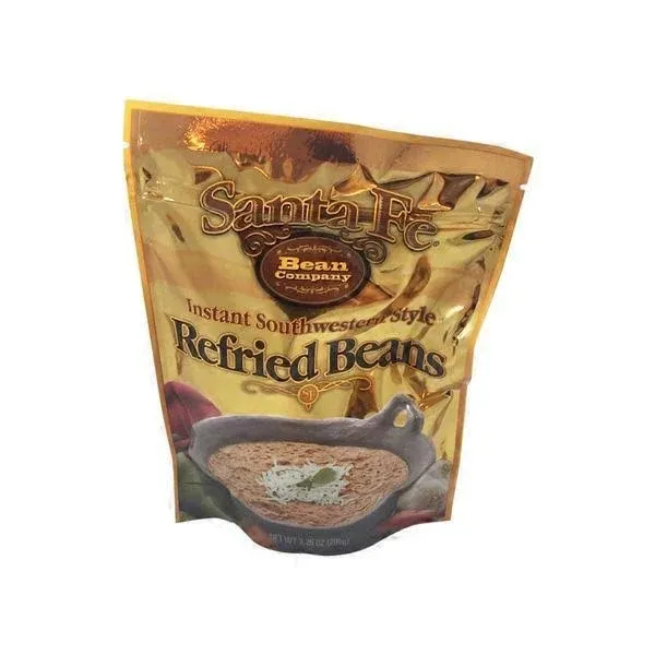 Santa Fe Bean Company Refried Beans, Instant, Southwestern Style - 7.25 oz