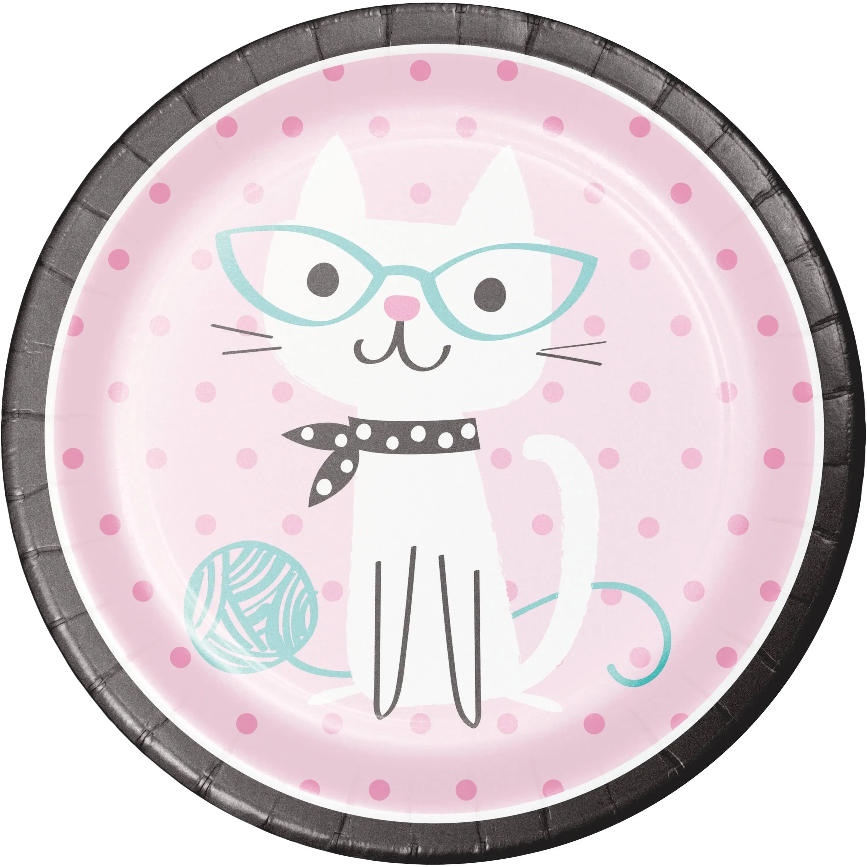 Creative Converting Cat Party Paper Plates, 24 ct