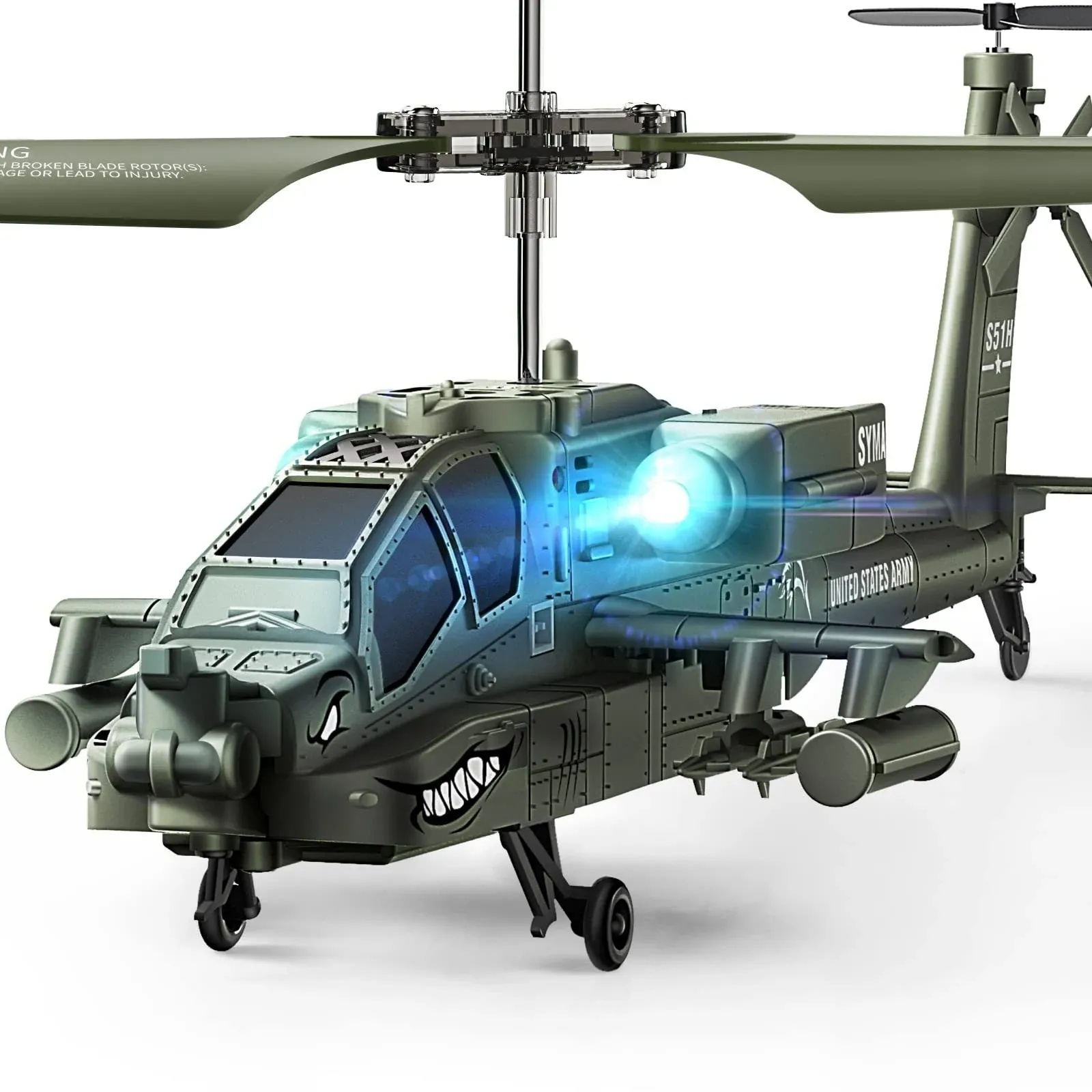 RC Helicopters Remote Control Helicopter 2.4Ghz Military Army Helicopter Toys