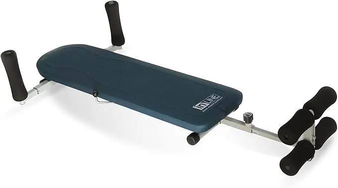 Stamina InLine Back Stretch Bench Upper and Lower Back Stretcher - No Inversion Decompression Fitness Equipment - Up to 250 lbs Weight Capacity