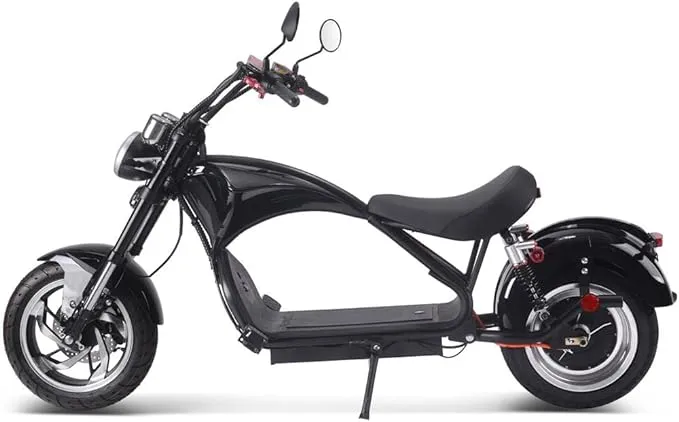 TOXOZERS 2500W Fat Tire Electric Scooter for Adults, Citycoco Chopper Electric Scooter with Seat, 37 mph, Turning Signals, Mirrors