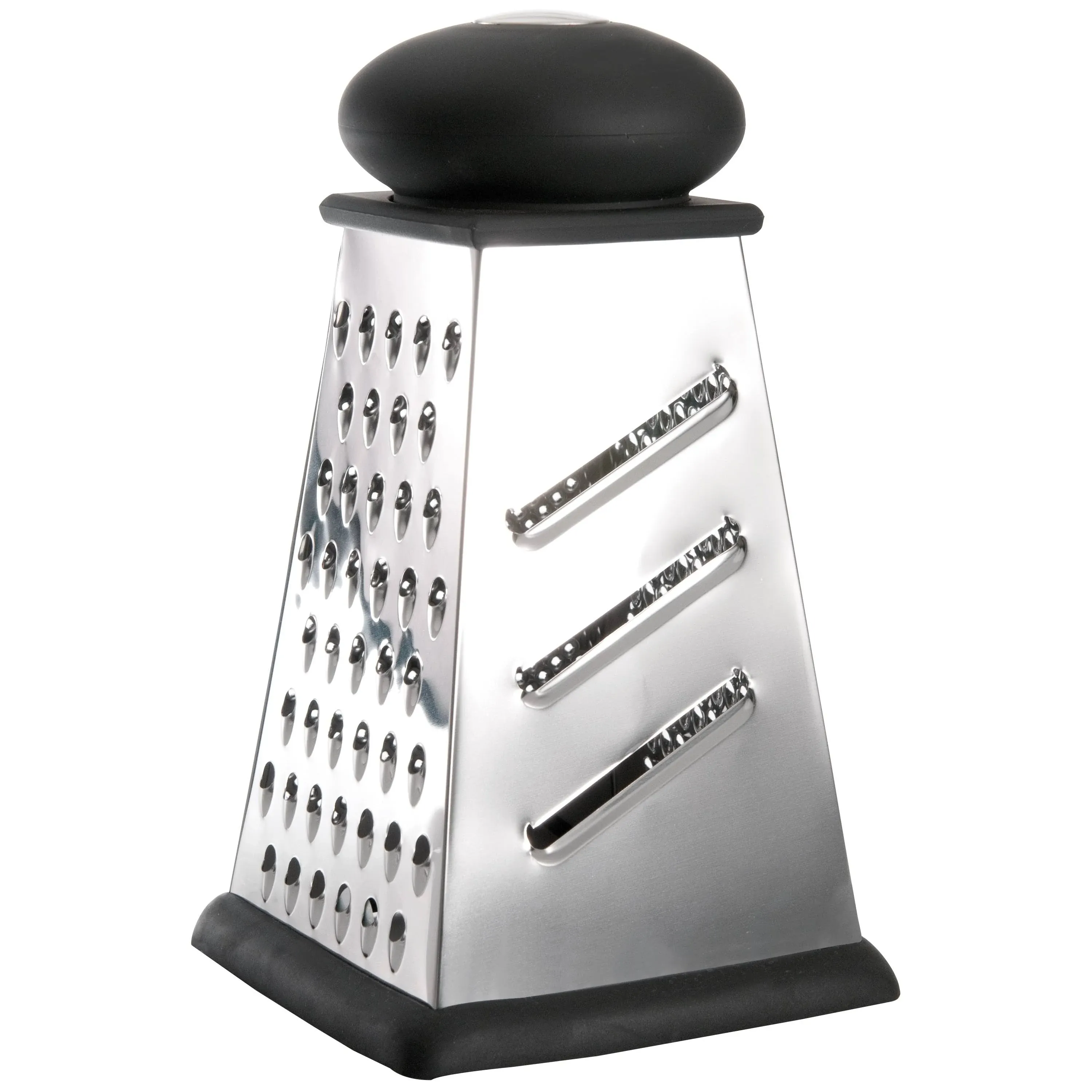 Essentials Stainless Steel Square Grater, 4-Sided