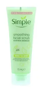 Simple Kind To Skin (Pack Of 2) Smoothing Facial Scrub X 75ml