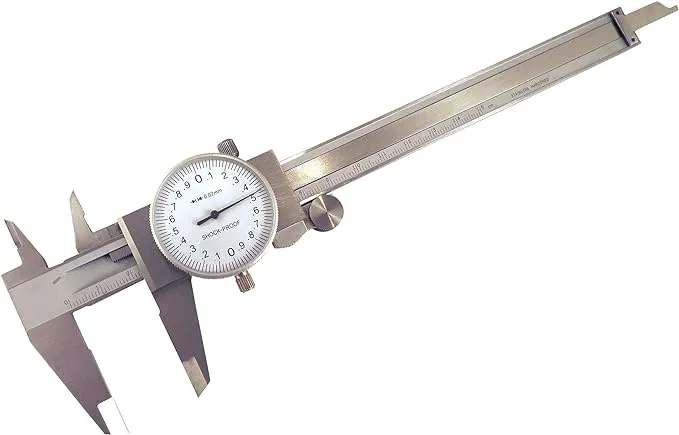 Taylor Toolworks 150 mm Metric Dial Calipers Accurate to 0.02 mm per 150 mm ...