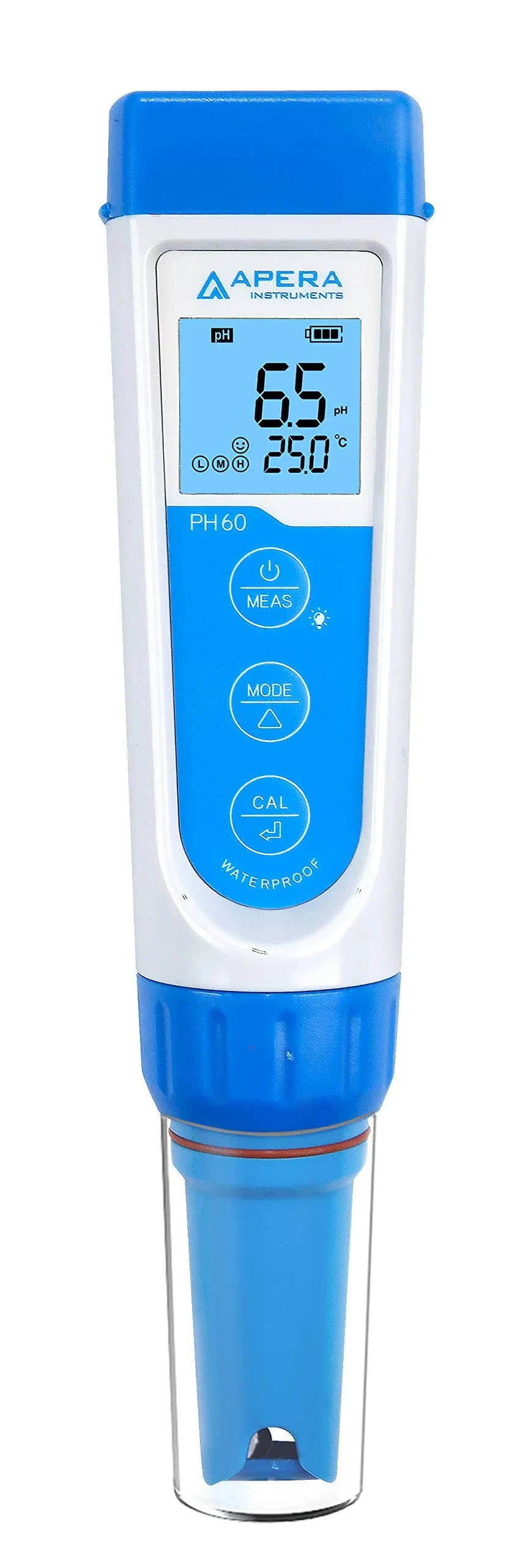 Apera Instruments AI311 PH60 Premium Waterproof PH Pocket Tester, Replaceable PH