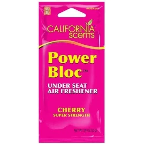 California Scents Power Bloc Car Air Freshener, Coronado Cherry Scent