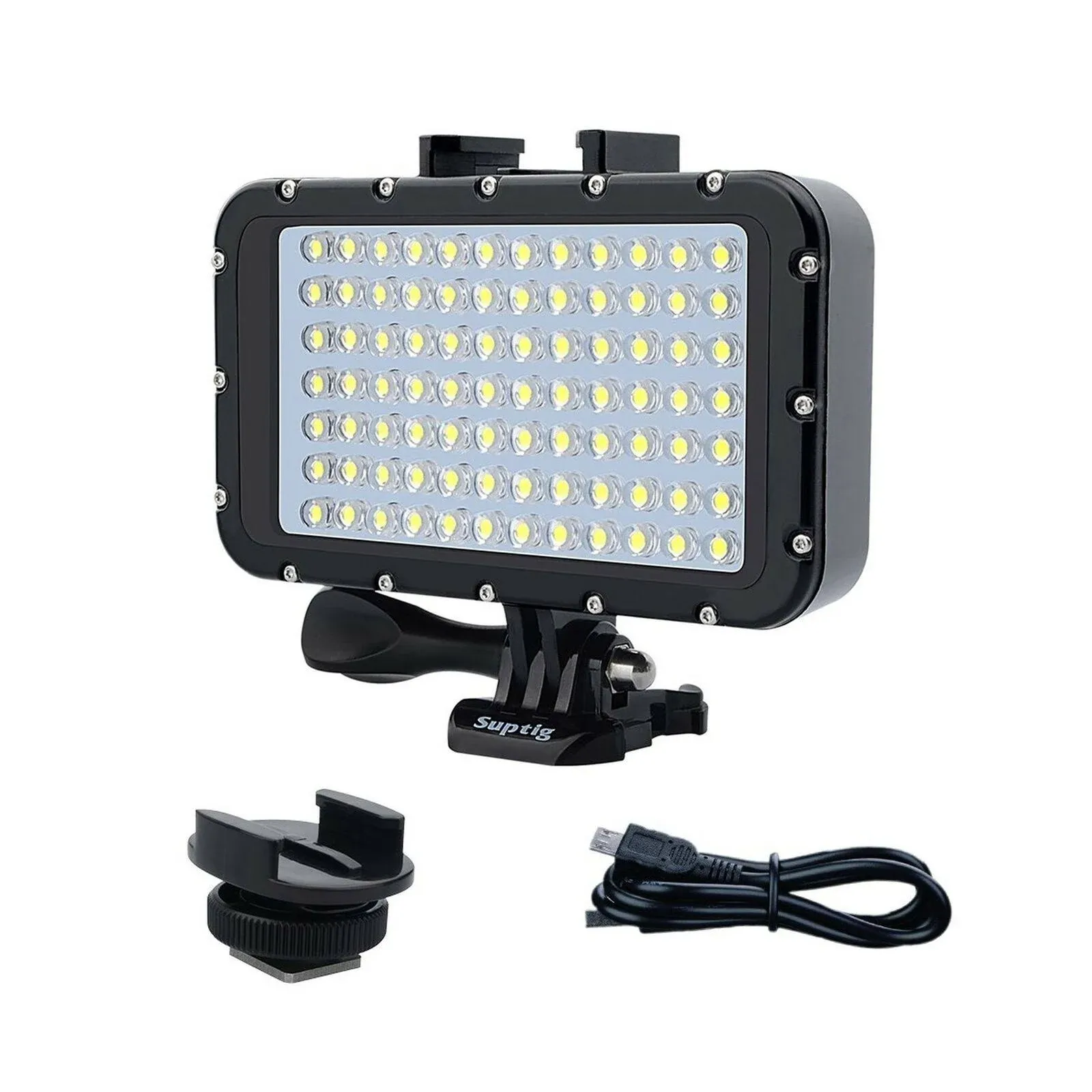 Suptig Underwater Lights Dive Light 84 LED High Power Dimmable Waterproof LED ...