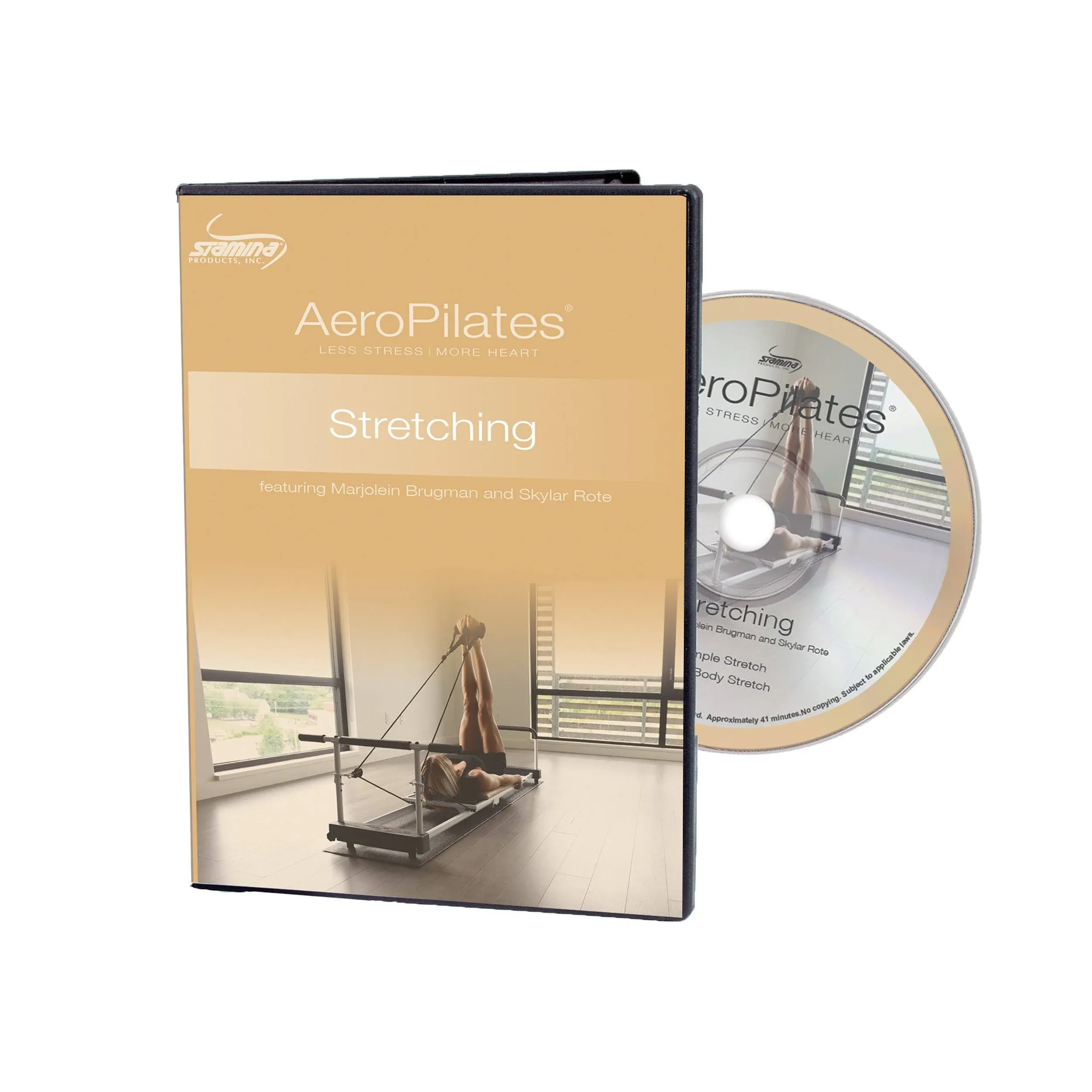 AeroPilates SIMPLY STRETCHING AND FULL BODY STRETCH WORKOUT DVD 05-9136D