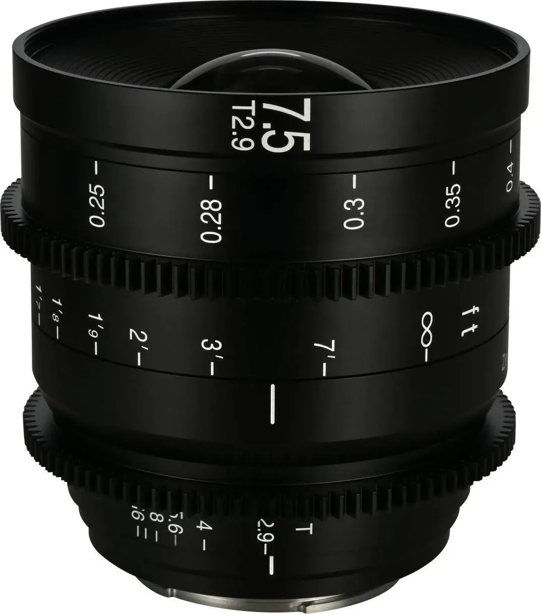 Venus Optics Laowa Zero-D S35 7.5mm T/2.9 Cine Lens (Sony E, Feet/Meters)