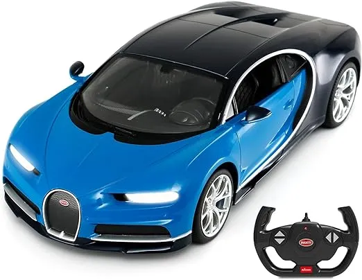 1/14 Rastar Bugatti Chiron RC Car Blue