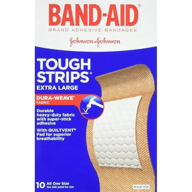 Band-Aid Tough-Strips Adhesive Bandages