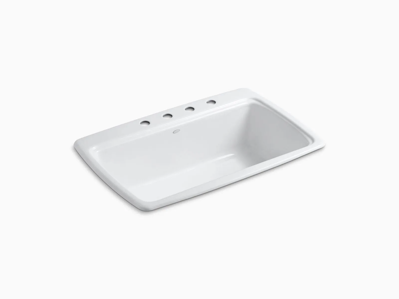 Cape Dory 33" L x 22" W x 9-5/8" Top-Mount Single-Bowl Kitchen Sink Kohler White