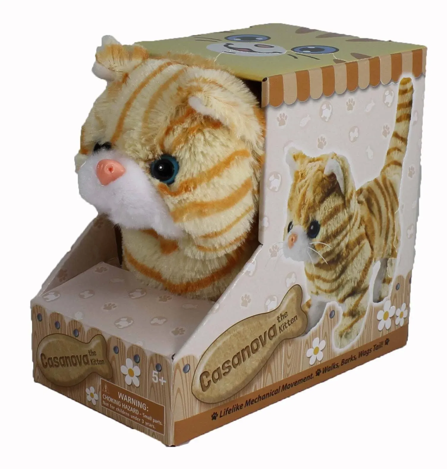 Westminster 111244 Paw Pals Casanova The Kitten, Orange Striped