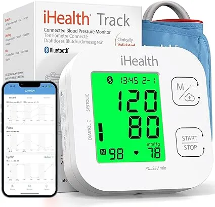 Ihealth Track Smart Upper Arm Blood Pressure Monitor