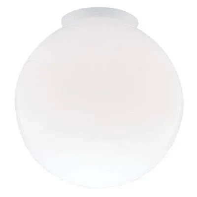 Dysmio Lighting 6 Inches in Diameter - 3-1/4-Inch Handblown Gloss White Glass Globe