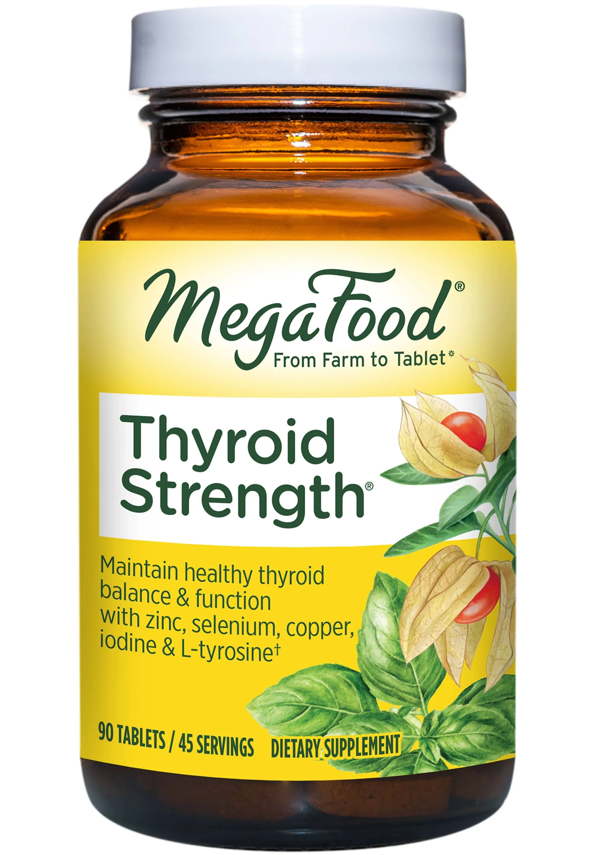 MegaFood - Thyroid Strength - 90 Tablets