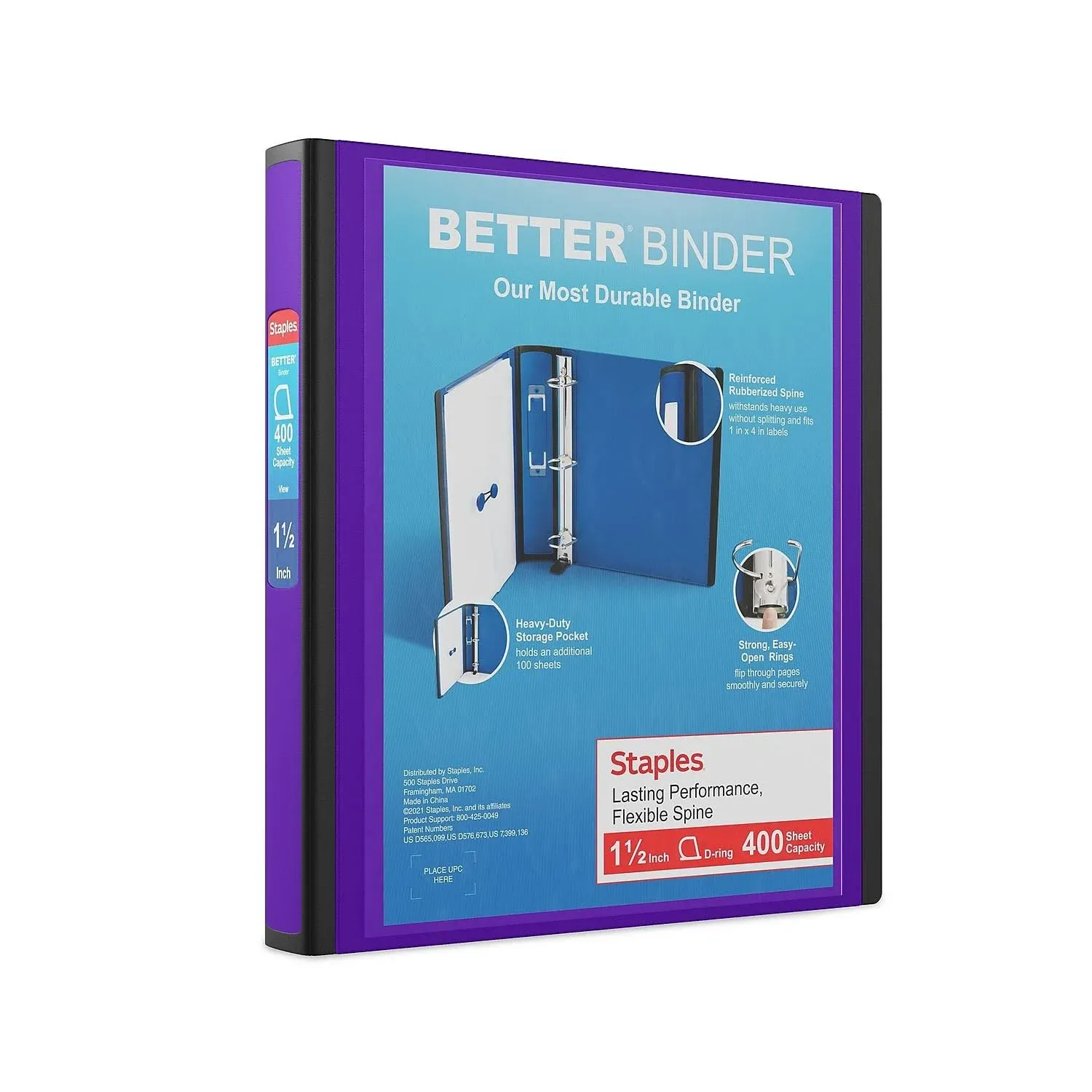 Staples 3-Ring Better Binder