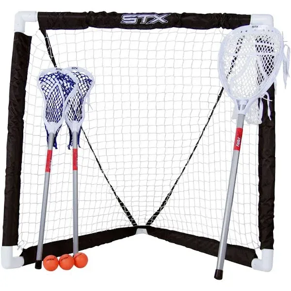 STX FiddleSTX 3 Player Game Set with Two Field Player Sticks One Goalie