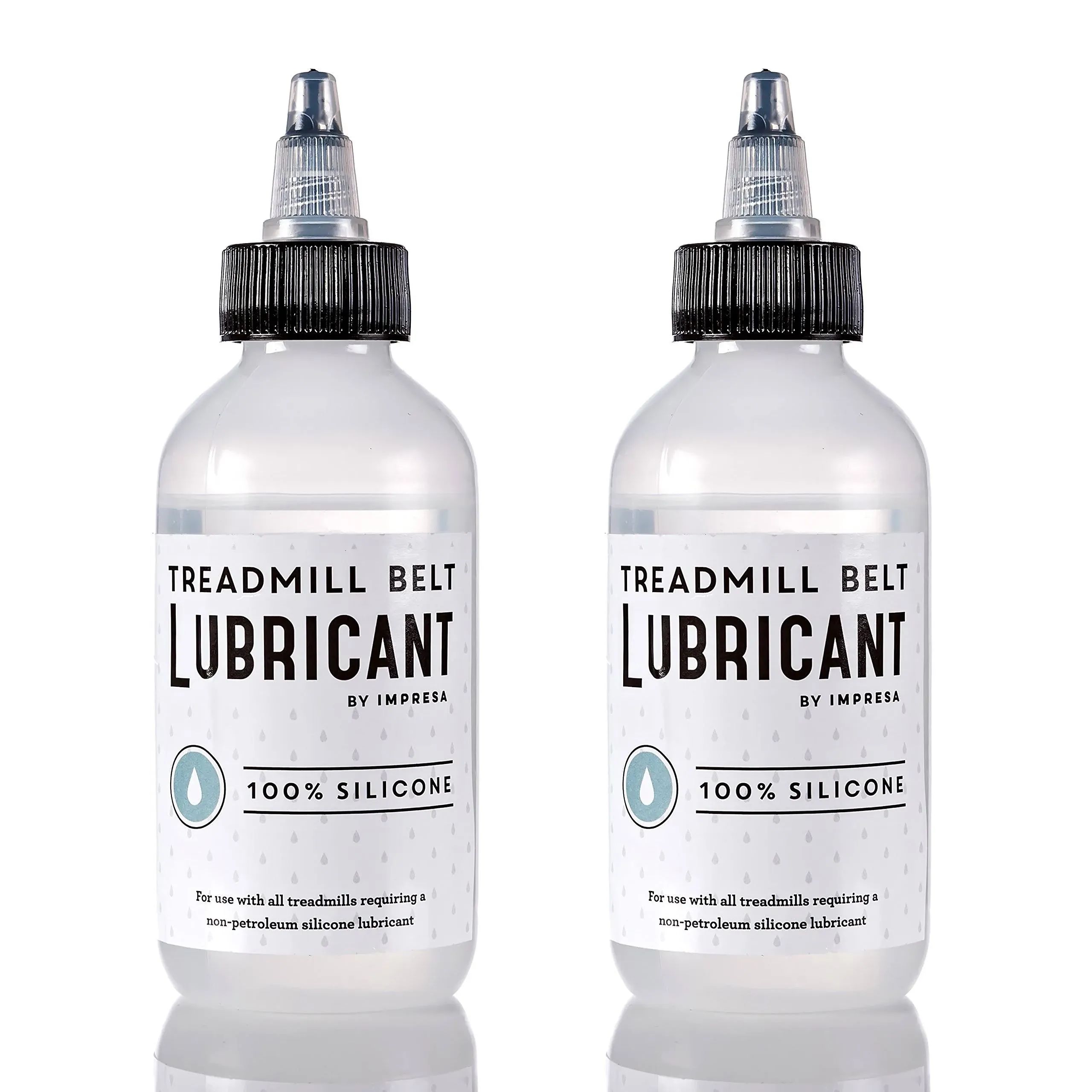 2 Pack of 100% Silicone Treadmill Belt Lubricant / Lube - Easy to Apply ...