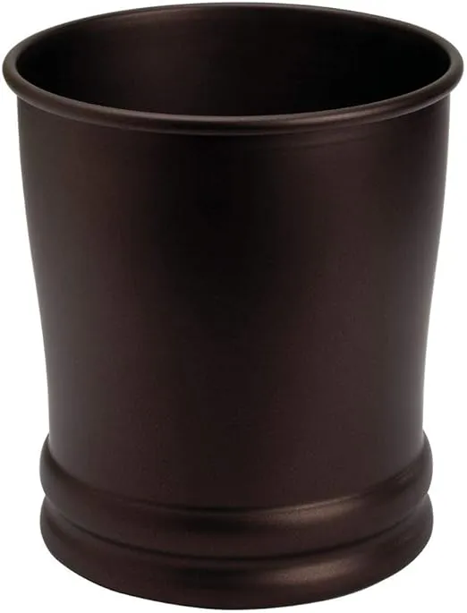 Interdesign Olivia Wastebasket Trash Can, Bronze