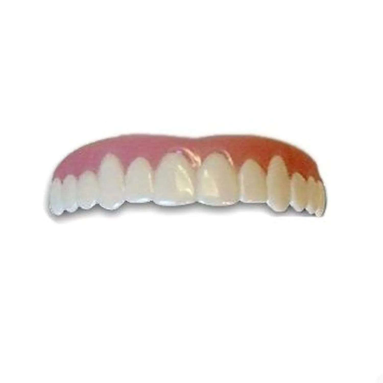 Imako Cosmetic Teeth 1 Pack. (Small, Bleached) Uppers Only- Arrives Flat. Fit at Home Do it Yourself Smile Makeover!