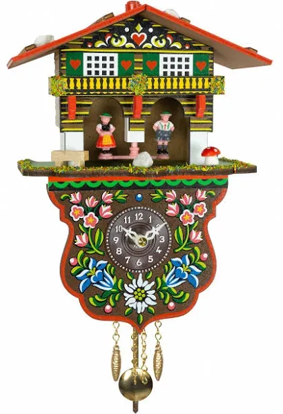 Trenkle Black Forest Clock Swiss House Weather House