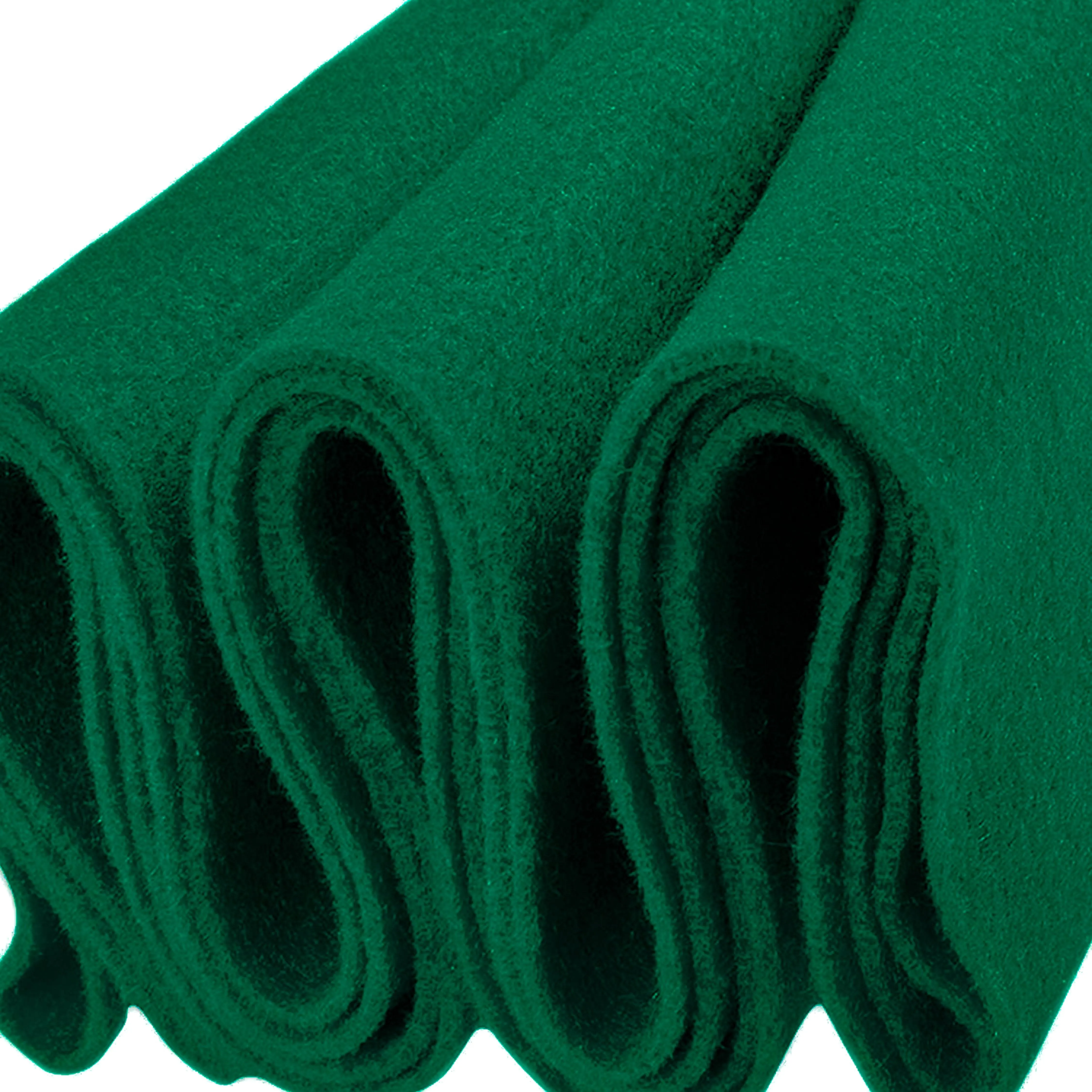 Felt Fabric | 72" inches Wide & 1.6mm Thick Kelly Green Fabric | Non-Stiff,Soft Fabric Material | Felt Fabric by The Yard | Soft Felt Roll for Crafts, Sewing, and Padding, | 3 Yards Fabric Kelly Green