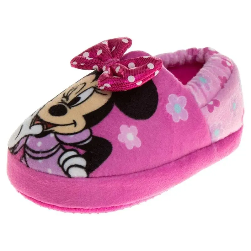 Girl's Slippers Indoor House Shoes Warm Plush Slip Ons (Toddler-Little Kid)